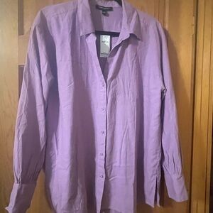 Linen blouse Size M Banana Republic NWT